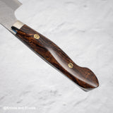 Nigara SG2 Tsuchime Matt Migaki Gyuto 240mm Western Ironwood with Saya