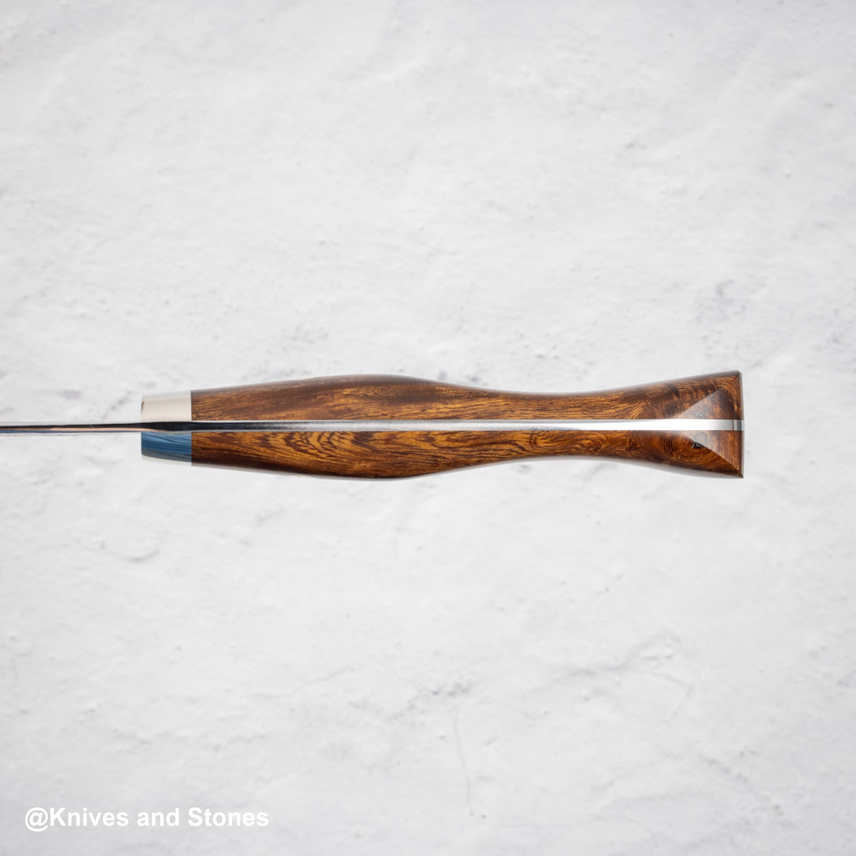 Nigara SG2 Tsuchime Matt Migaki K-tip Gyuto 210mm Western Ironwood