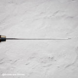 Nigara SG2 Tsuchime Matt Migaki K-tip Nakiri 180mm Western Ironwood