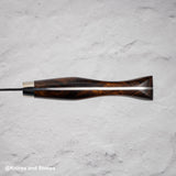 Nigara SG2 Tsuchime Matt Migaki K-tip Nakiri 180mm Western Ironwood
