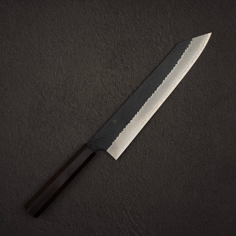 Nigara SG2 Tsuchime Kurouchi K-tip Gyuto 270mm Ebony Handle