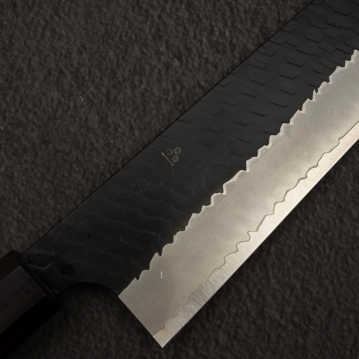 Nigara SG2 Tsuchime Kurouchi K-tip Gyuto 270mm Ebony Handle