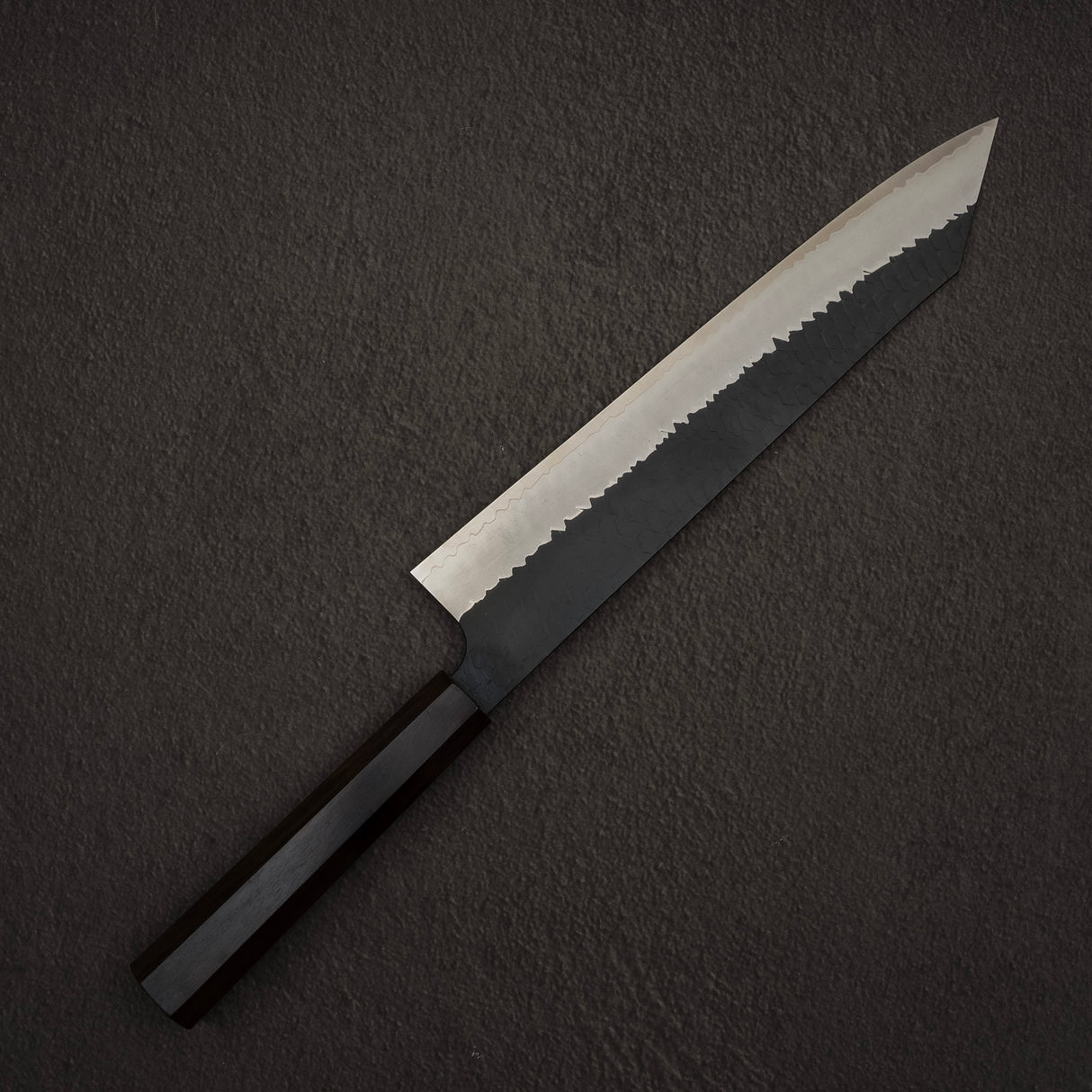 Nigara SG2 Tsuchime Kurouchi K-tip Gyuto 270mm Ebony Handle