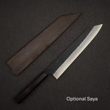 Nigara SG2 Tsuchime Kurouchi K-tip Gyuto 270mm Ebony Handle