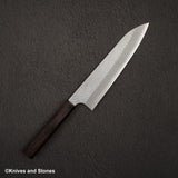 Nigara SG2 Tsuchime Matt Migaki Gyuto 210mm Ebony Handle