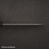 Nigara SG2 Tsuchime Matt Migaki Gyuto 210mm Ebony Handle