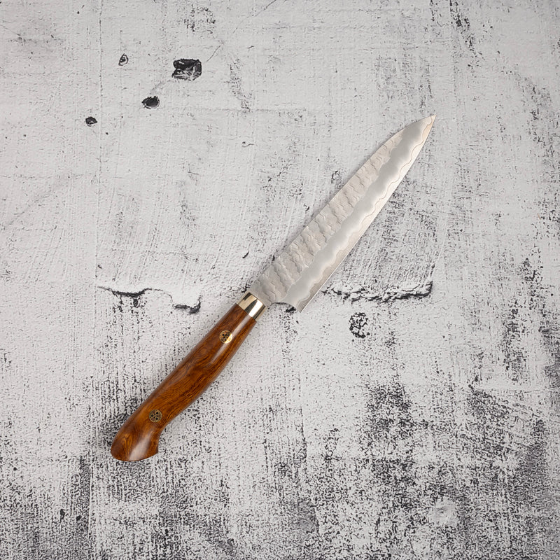 Nigara SG2 Tsuchime Matt Migaki Petty 150mm Western Ironwood