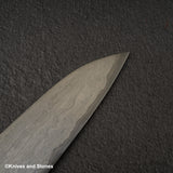 Nigara Special Blue 2 Gyuto 240mm Wrongt Iron Cladding Snakewood Handle