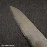 Nigara Special Blue 2 Gyuto 240mm Wrongt Iron Cladding Snakewood Handle
