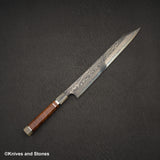 Nigara Special Corless Damascus Kiritsuke Yanagiba Blue 2 Core 300mm
