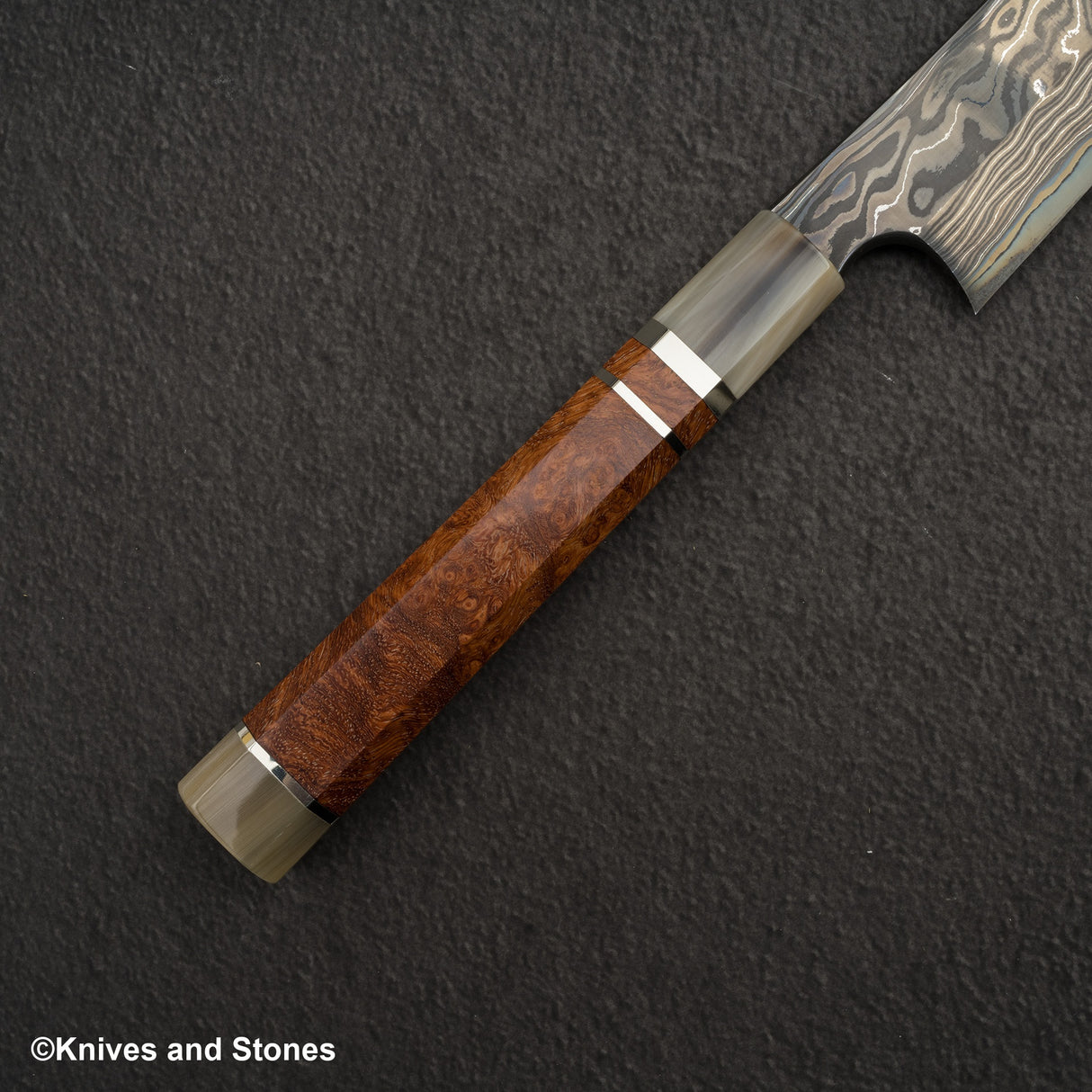 Nigara Special Corless Damascus Kiritsuke Yanagiba Blue 2 Core 300mm