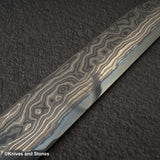 Nigara Special Corless Damascus Kiritsuke Yanagiba Blue 2 Core 300mm