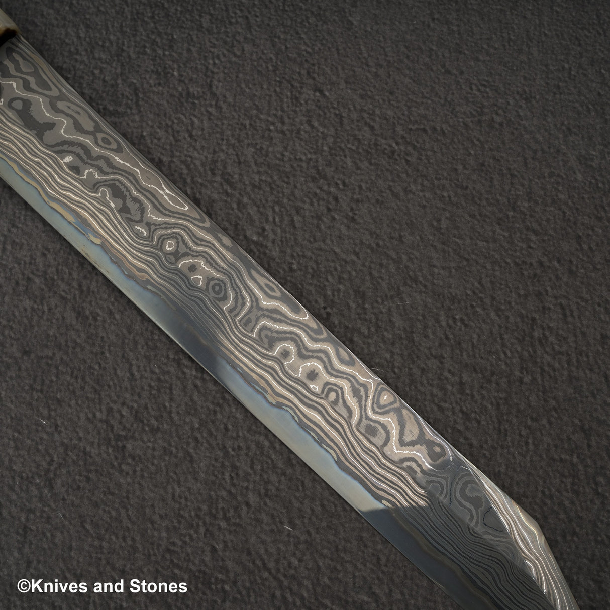 Nigara Special Corless Damascus Kiritsuke Yanagiba Blue 2 Core 300mm