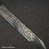 Nigara Special Corless Damascus Kiritsuke Yanagiba Blue 2 Core 300mm