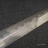 Nigara "Onikoroshi" Troll Killer Blue 2 Damascus Sakimaru Takobiki Yanagiba 300mm Blade