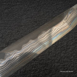 Nigara "Onikoroshi" Troll Killer Blue 2 Damascus Sakimaru Takobiki Yanagiba 300mm Blade