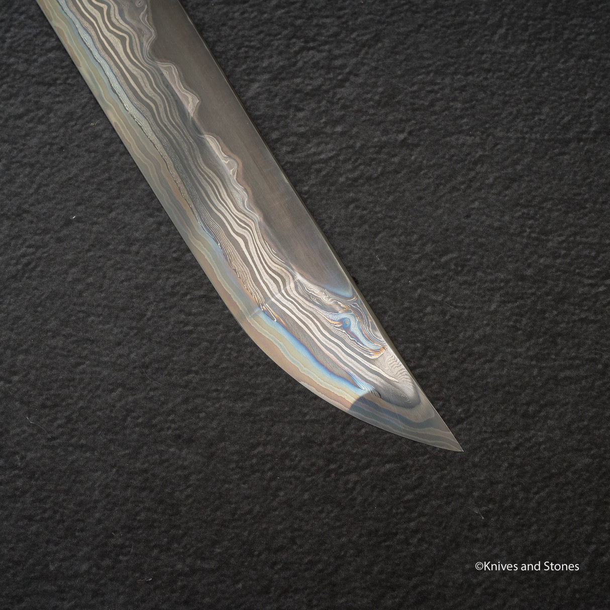 Nigara "Onikoroshi" Troll Killer Blue 2 Damascus Sakimaru Takobiki Yanagiba 300mm Blade