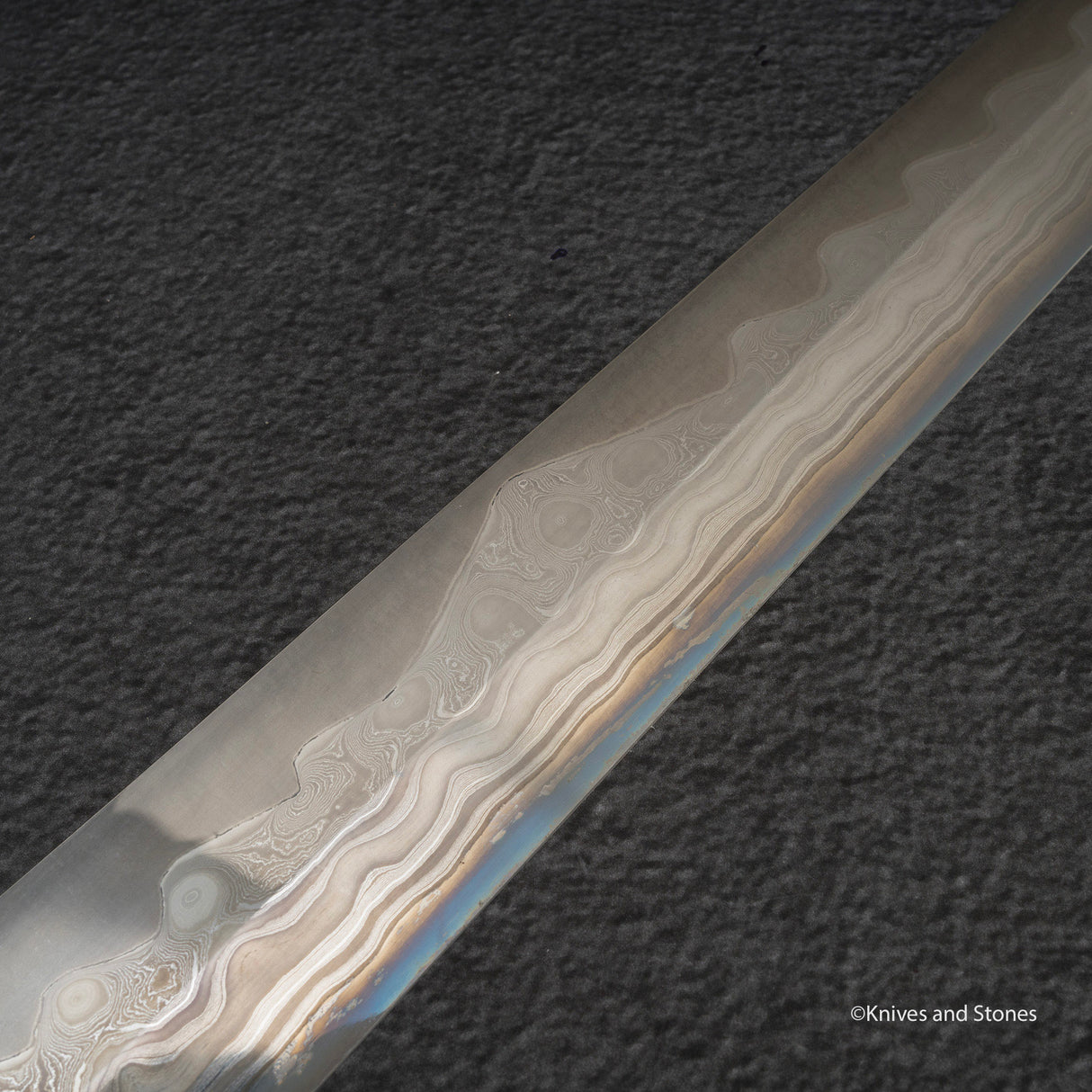 Nigara "Onikoroshi" Troll Killer Blue 2 Damascus Kirisuke Yanagiba 330mm Blade