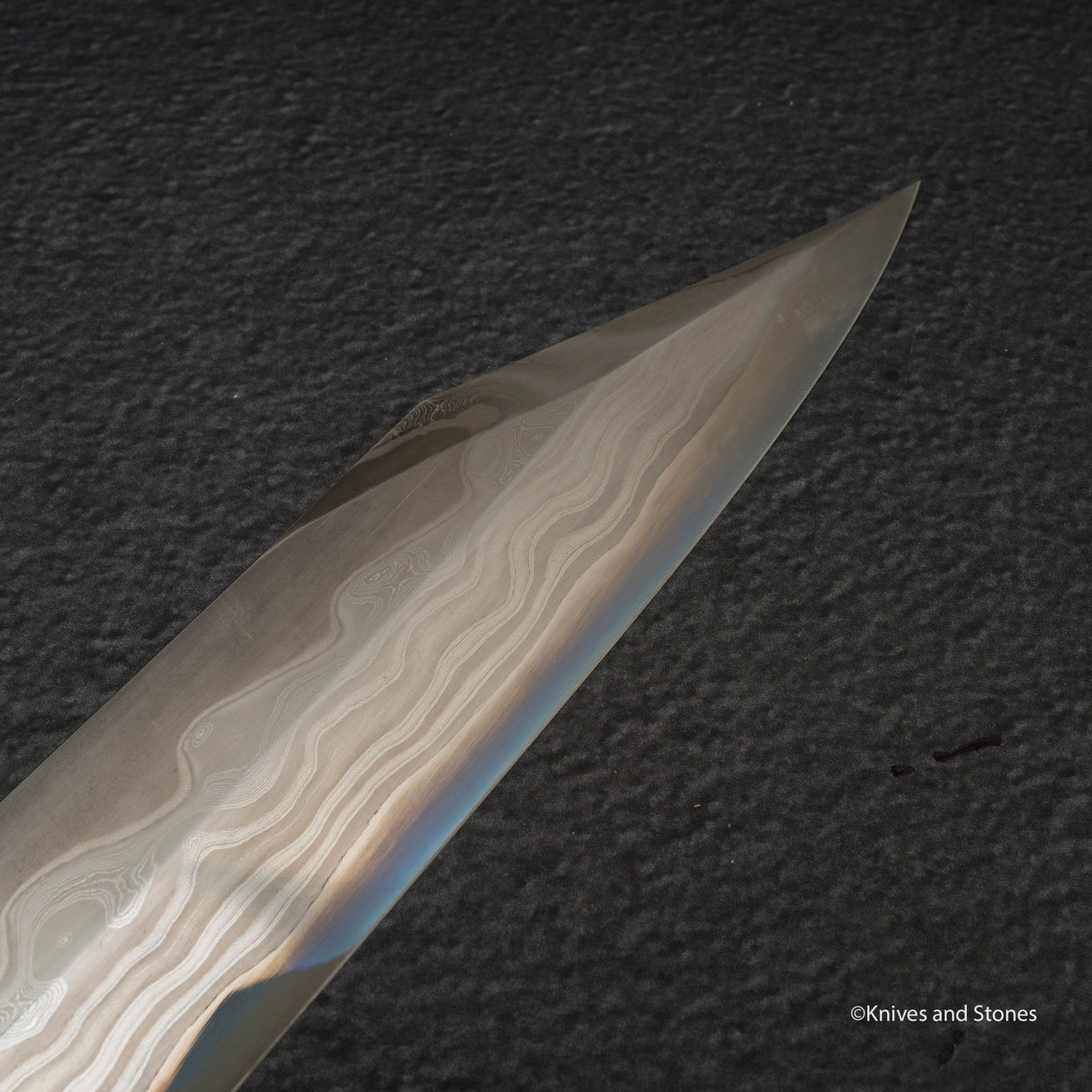 Nigara "Onikoroshi" Troll Killer Blue 2 Damascus Kirisuke Yanagiba 330mm Blade