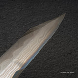 Nigara "Onikoroshi" Troll Killer Blue 2 Damascus Kirisuke Yanagiba 330mm Blade