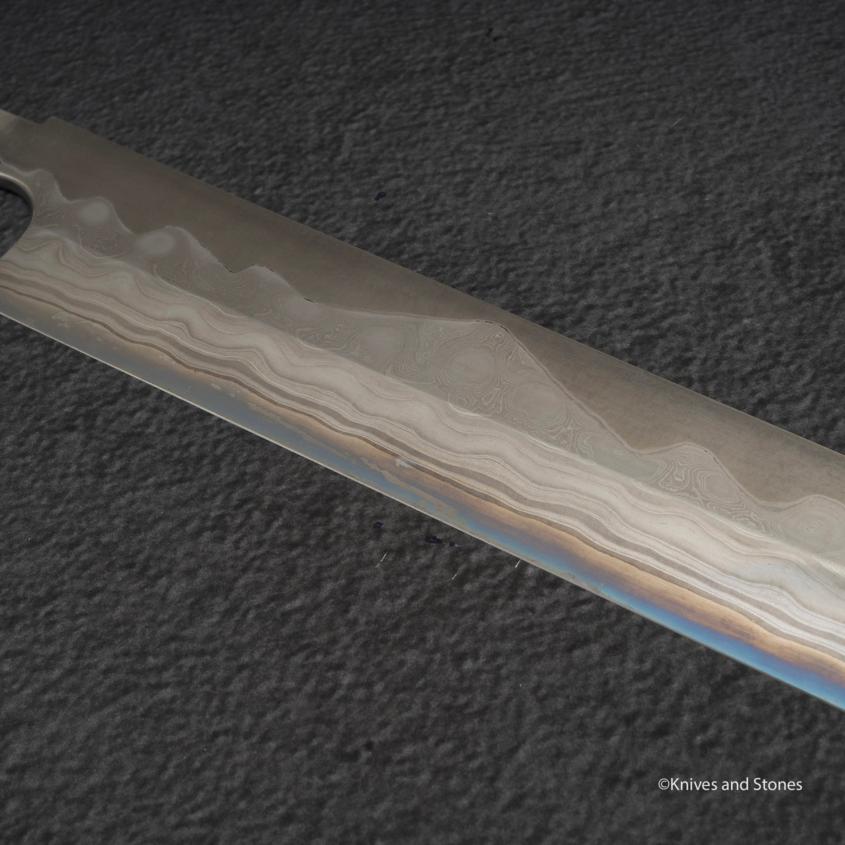 Nigara "Onikoroshi" Troll Killer Blue 2 Damascus Kirisuke Yanagiba 330mm Blade
