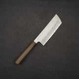 Nigara VG10 Damascus Tsuchime Nakiri 165mm
