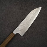 Nigara VG10 Damascus Tsuchime Santoku 175mm