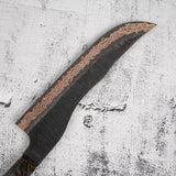 Nigara Yorokobi SLD Copper Damascus Prototype Gyuto 210mm Tsuchime by Hatsukokoro