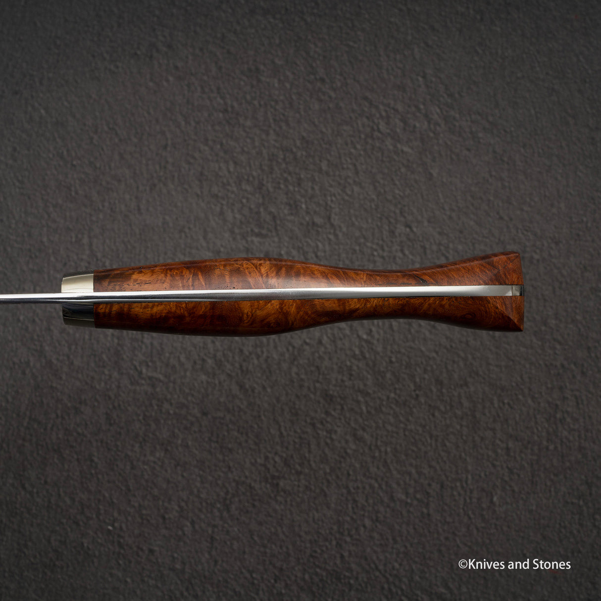 Nigara Anmon (暗紋) SG2 Raindrop Damascus K-tip Sujihiki 255mm Amboyna Western Handle SP1