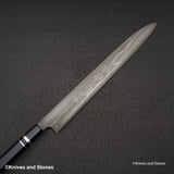 Nigara Blue 2 Honyaki Yanagiba 330mm Tobiyaki Sword Hamon