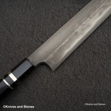 Nigara Blue 2 Honyaki Yanagiba 330mm Tobiyaki Sword Hamon