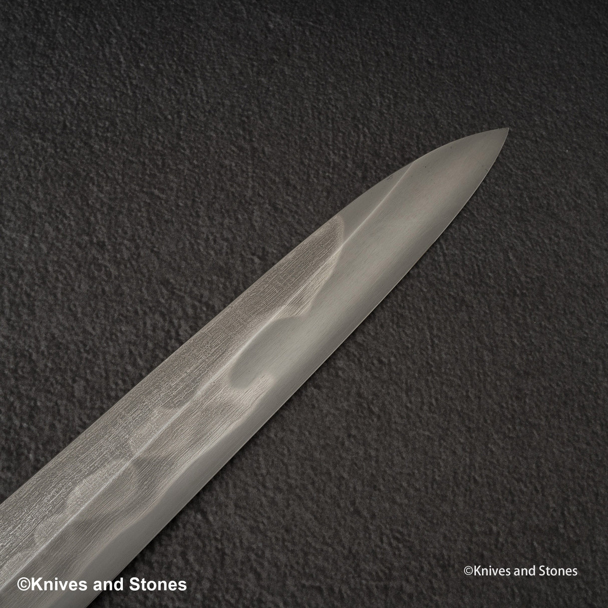 Nigara Blue 2 Honyaki Yanagiba 330mm Tobiyaki Sword Hamon
