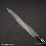 Nigara Blue 2 Honyaki Yanagiba 330mm Tobiyaki Sword Hamon