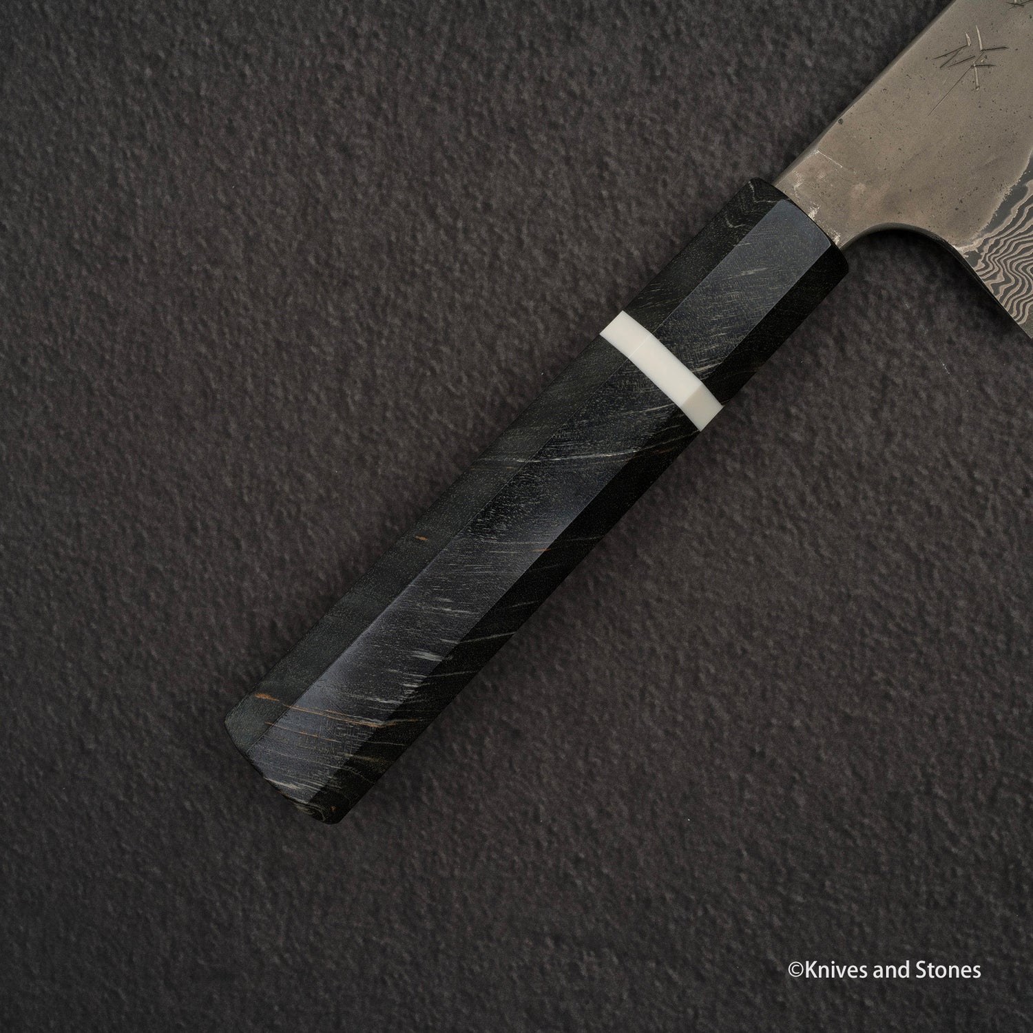 Nigara Ginsan Kurozome Damascus Gyuto 270mm Birch Handle