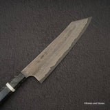 Nigara Ginsan Kurozome Damascus K-tip Gyuto 210mm Birch Handle