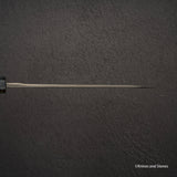 Nigara Ginsan Kurozome Damascus K-tip Gyuto 210mm Birch Handle