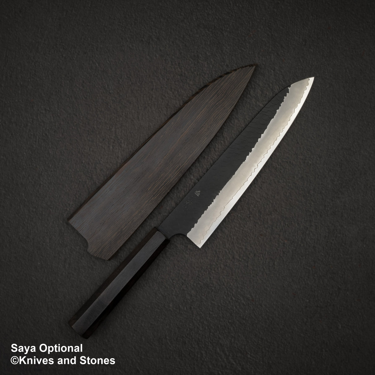 Nigara SG2 Tsuchime Kurouchi Gyuto 240mm Ebony