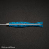 Nigara SG2 Tsuchime Kurouchi Gyuto 240mm Western Turquoise Handle