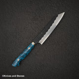 Nigara SG2 Tsuchime Kurouchi K-tip Petty 150mm Western Turquoise Handle