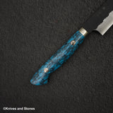 Nigara SG2 Tsuchime Kurouchi K-tip Petty 150mm Western Turquoise Handle