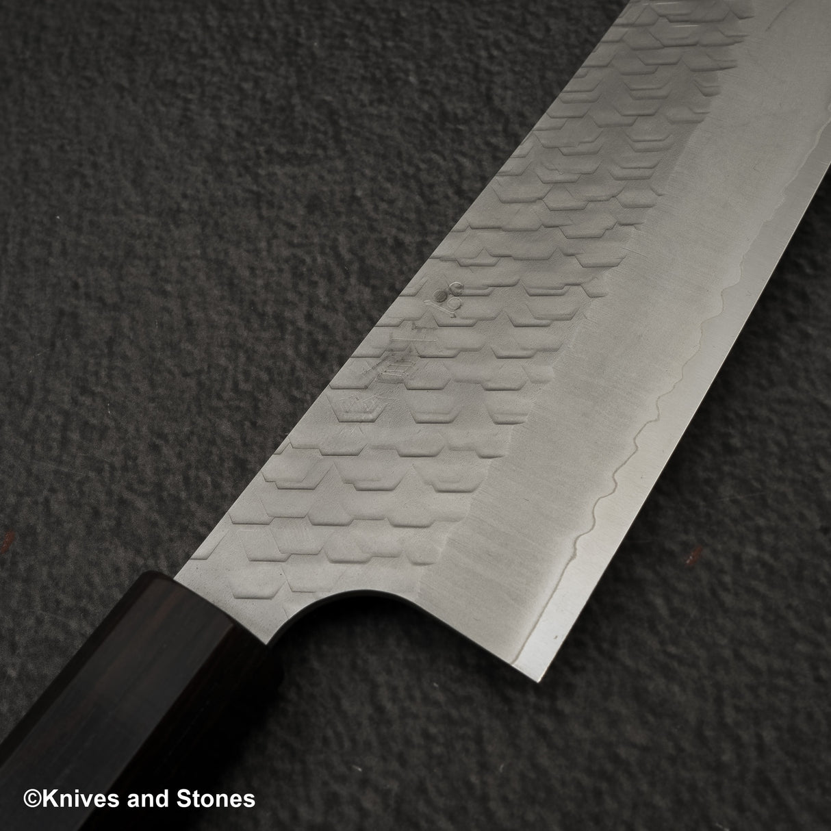 Nigara SG2 Tsuchime Matt Migaki Bunka 180mm Ebony
