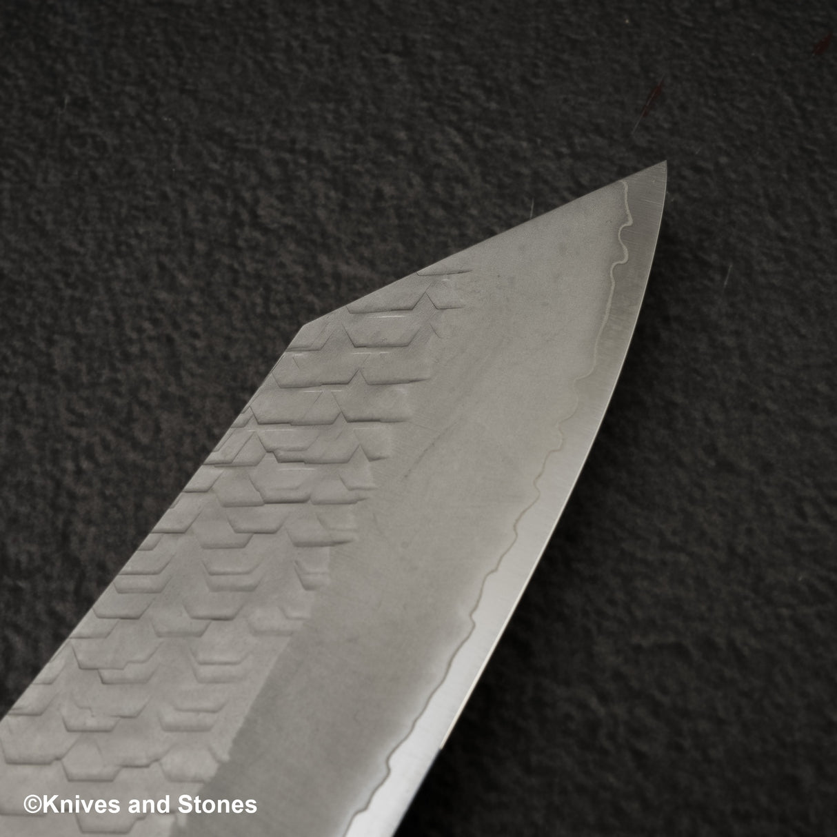 Nigara SG2 Tsuchime Matt Migaki Bunka 180mm Ebony