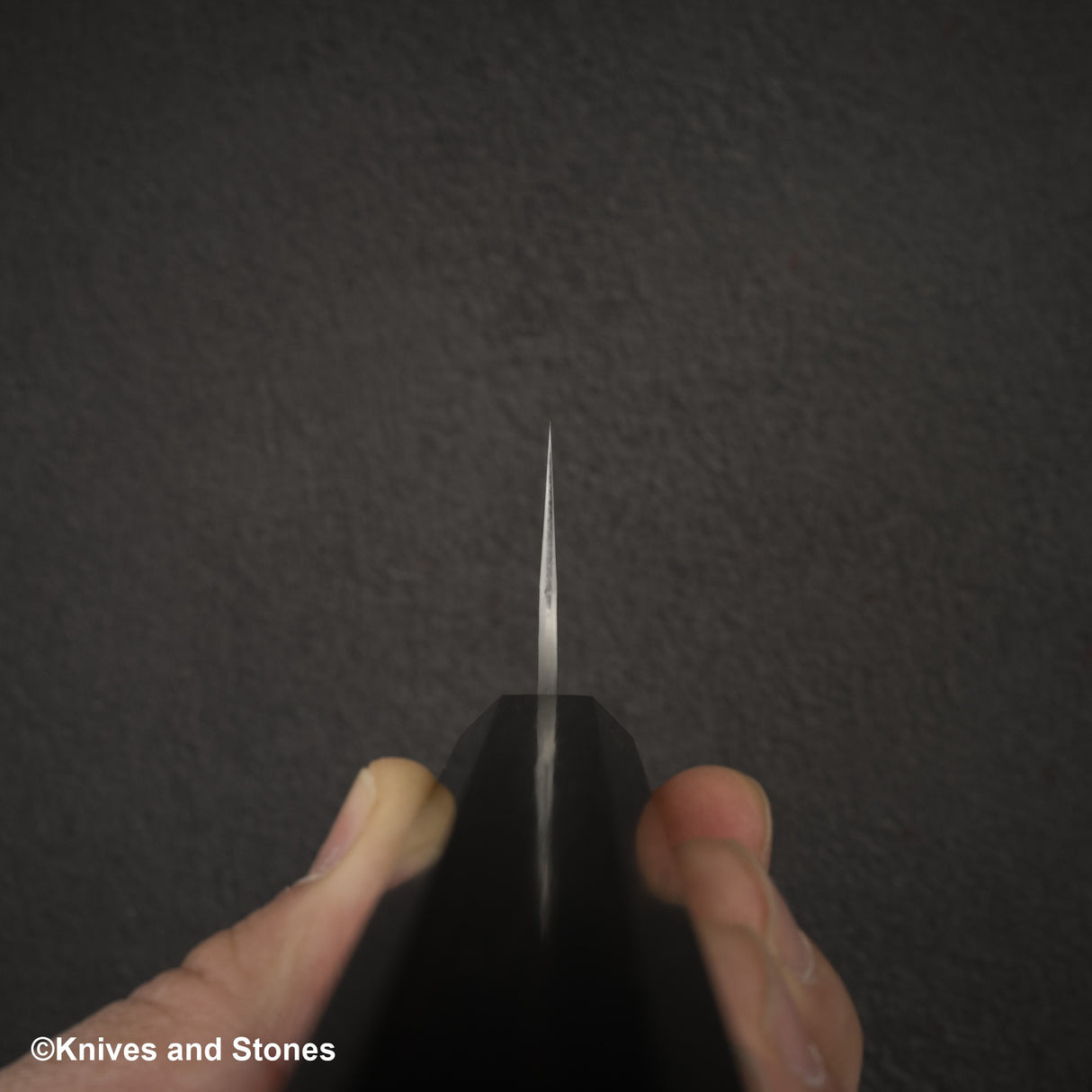 Nigara SG2 Tsuchime Matt Migaki Bunka 180mm Ebony