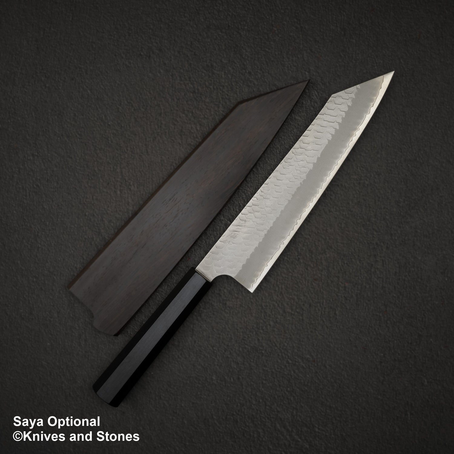 Nigara SG2 Tsuchime Matt Migaki K-tip Gyuto 240mm 烏木