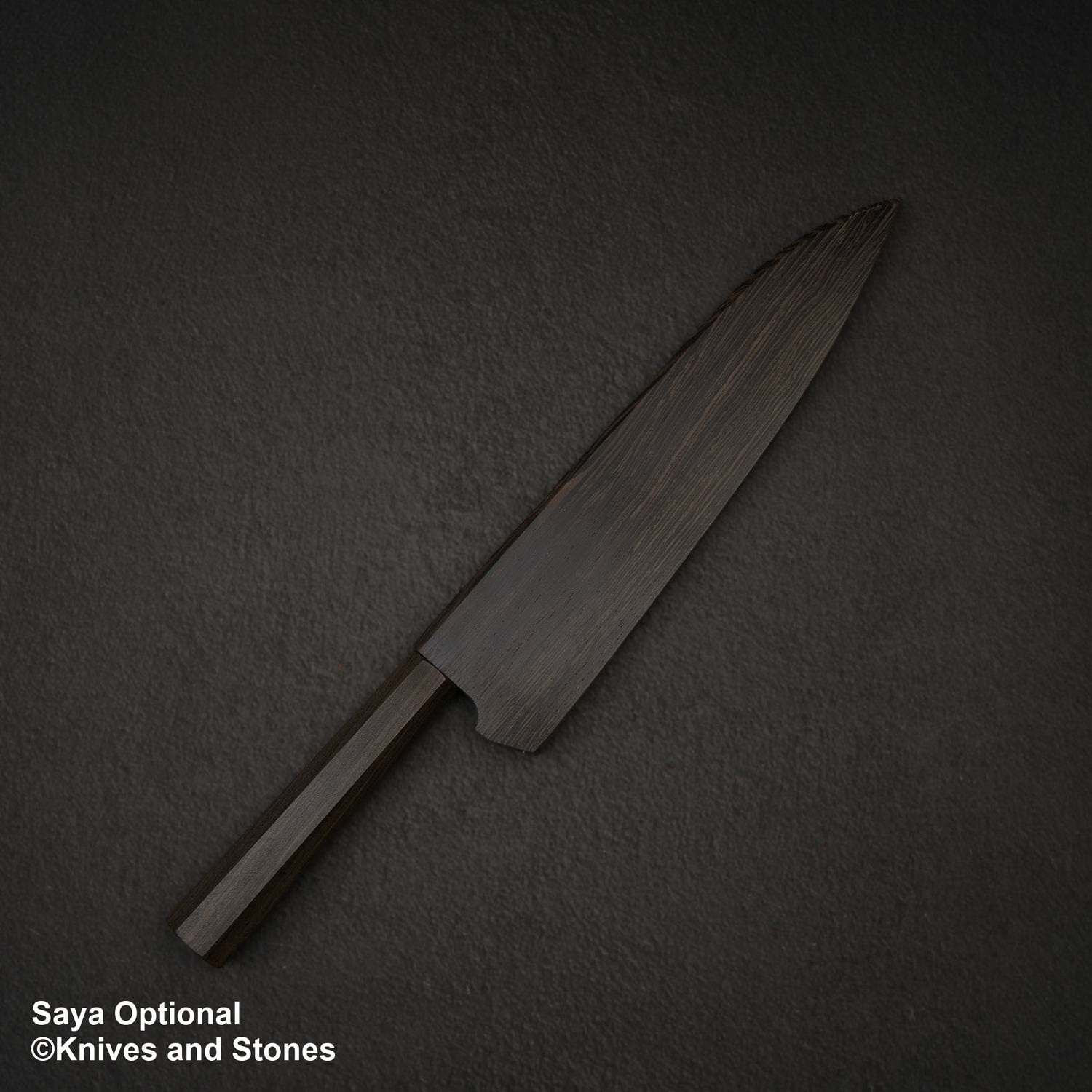 Nigara VG10 Damascus Tsuchime Gyuto 240mm Black Chacate