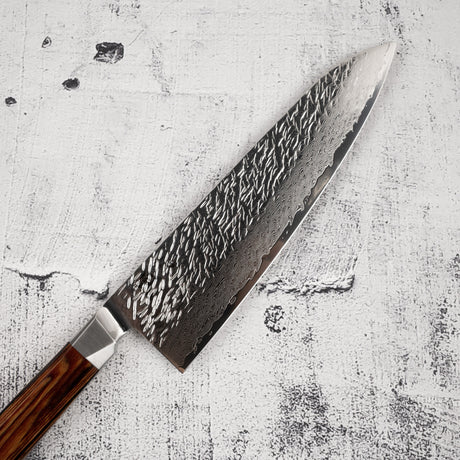 Ono Suzukaze SG2 Damascus Gyuto 210mm Tsuchime Western