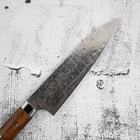 Takeshi Saji SG2 Diamond Damascus Gyuto 180mm Ironwood Handle