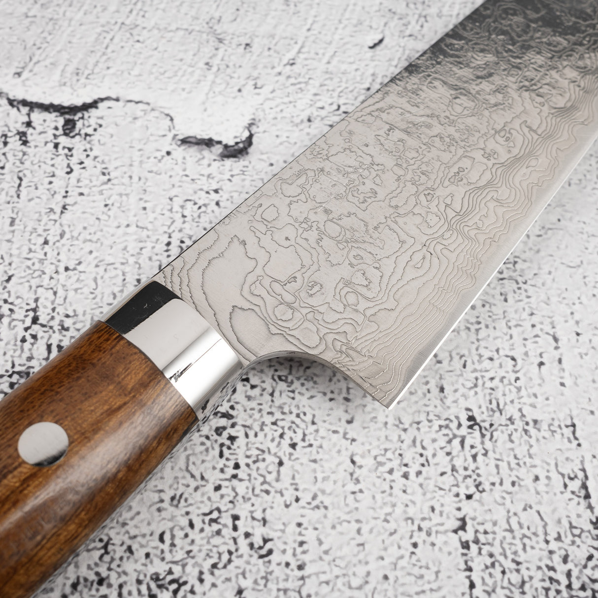 Takeshi Saji SG2 Diamond Damascus Gyuto 180mm Ironwood Handle