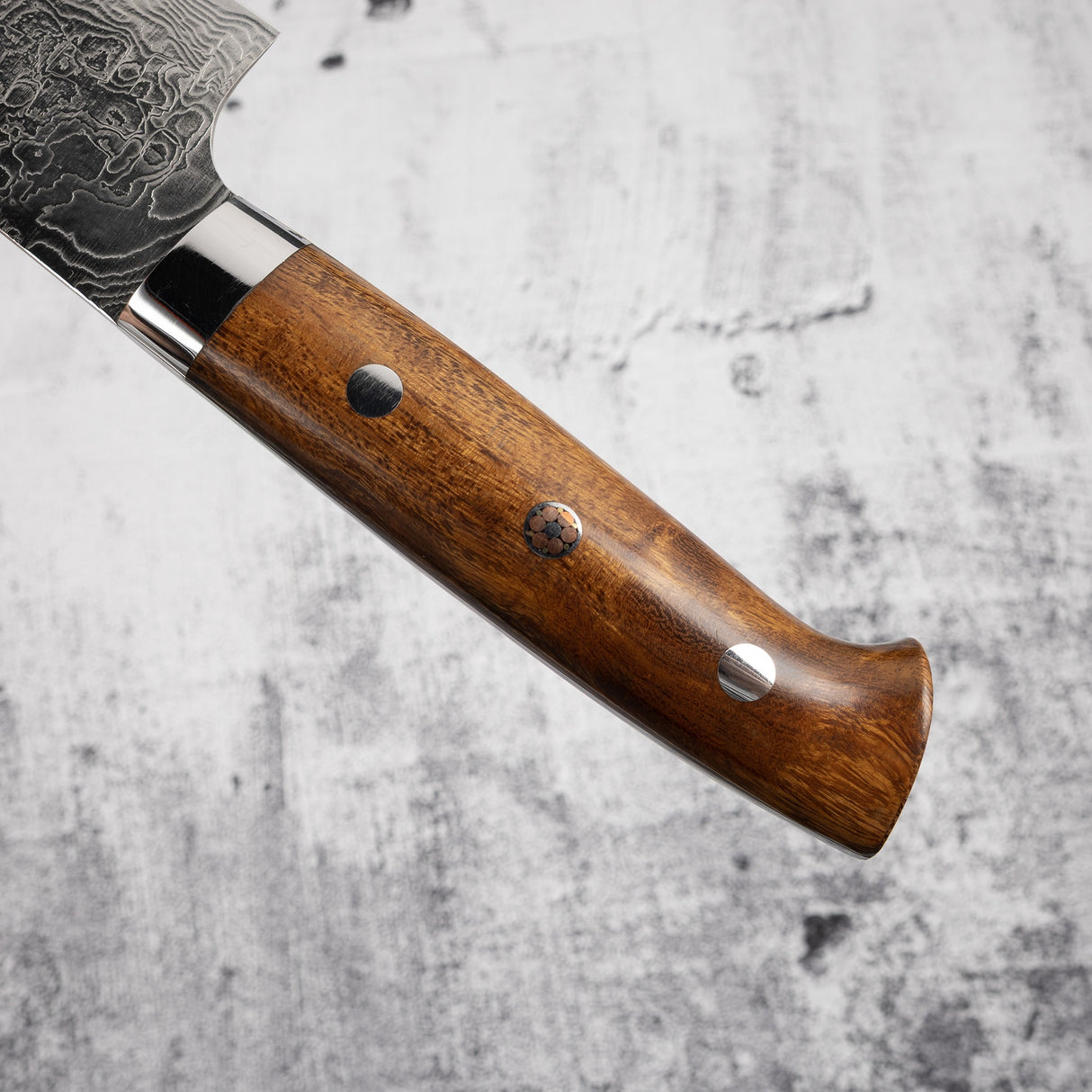 Takeshi Saji SG2 Diamond Damascus Gyuto 180mm Ironwood Handle