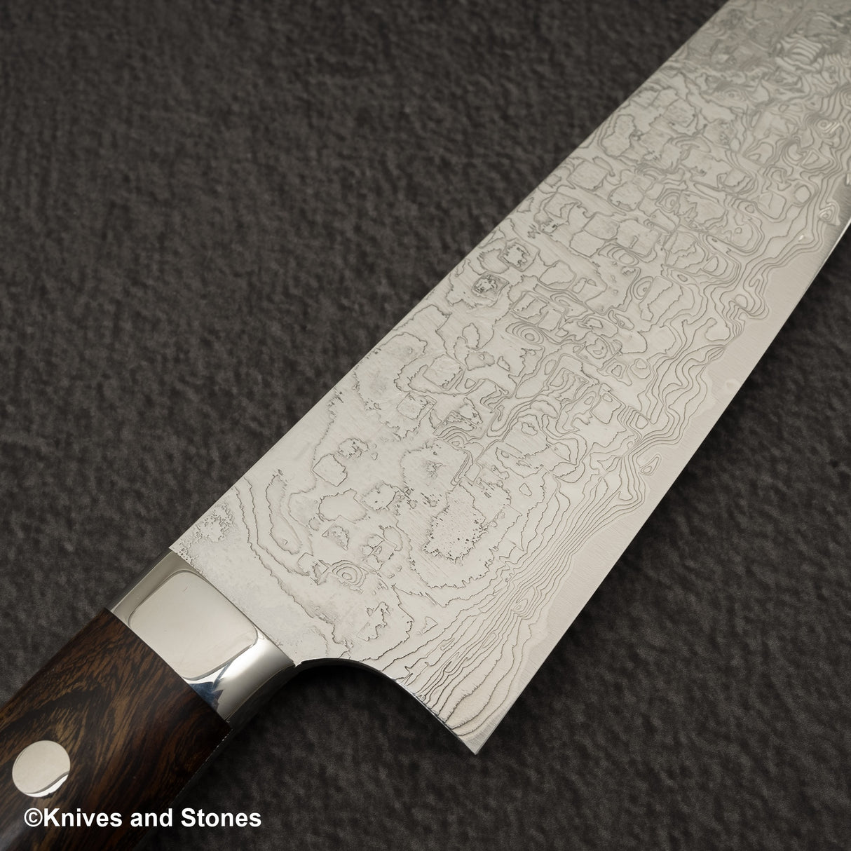 Takeshi Saji SG2 Diamond Damascus Bunka 180mm Ironwood